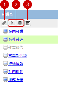 会議室を管理する