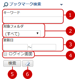 共有ブックマークを検索する