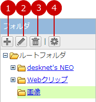 フォルダを管理する