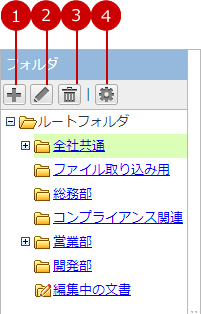 フォルダを管理する