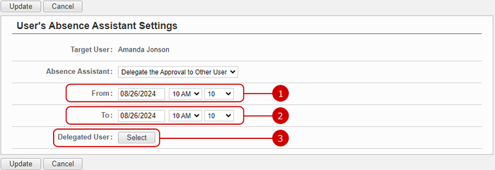 Delegate the Approval to Other User