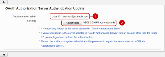 OAuth Authorization Server Authentication Update