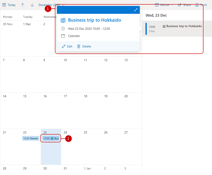 Sync with Outlook Calendar (Schedule data)