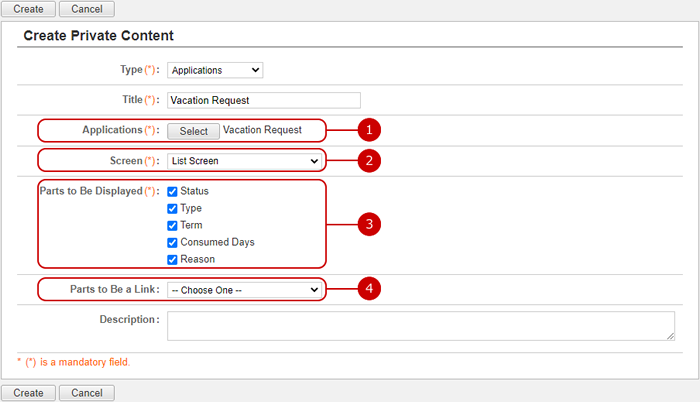 Creating application content