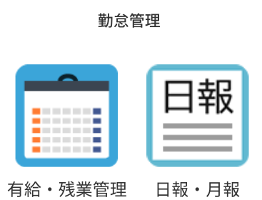 勤怠管理 有給・残業管理 日報・月報