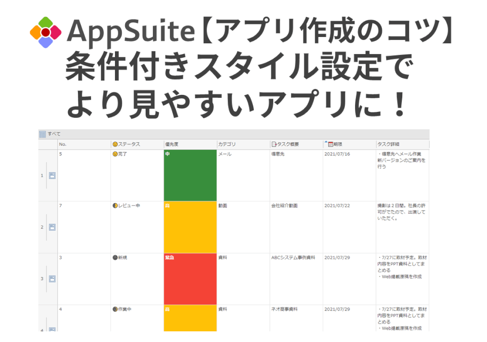 【アプリ作成のコツ】条件付きスタイル設定をマスターして、より見やすいアプリに！