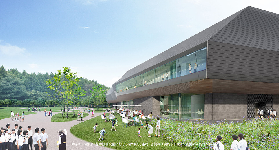 国立アイヌ民族博物館 完成イメージ(2)提供:文化庁