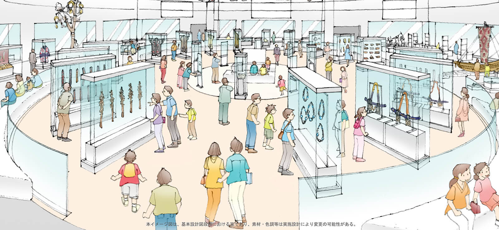 国立アイヌ民族博物館・基本展示室 提供:文化庁