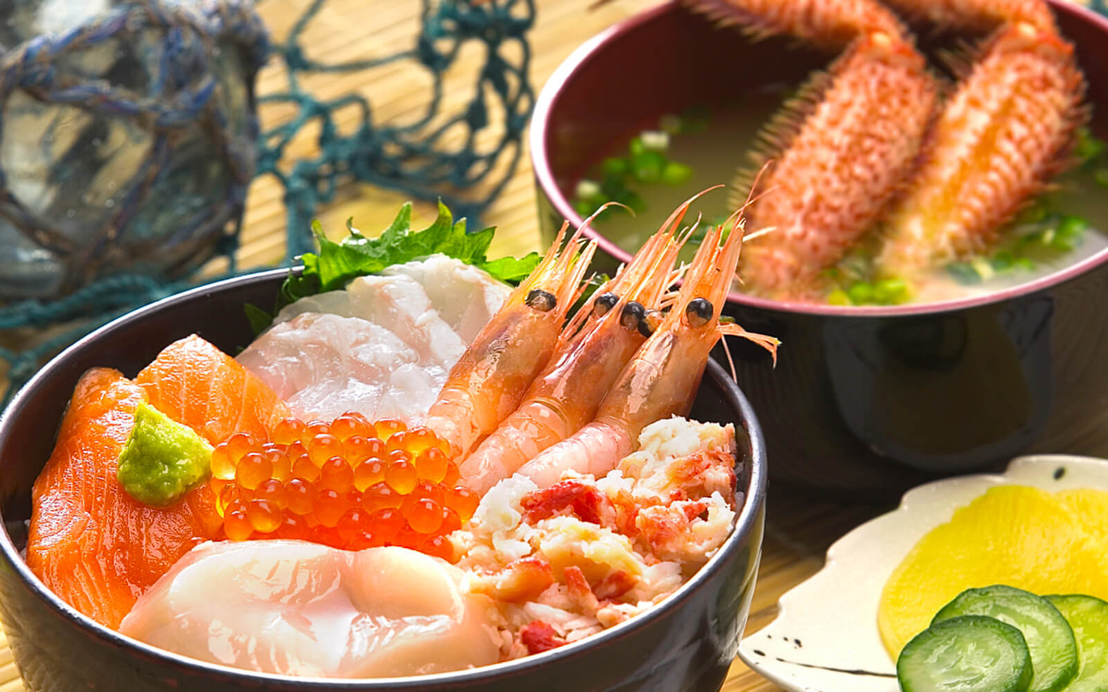 北海道の海の幸がまとめて味わえる!網走感動朝市