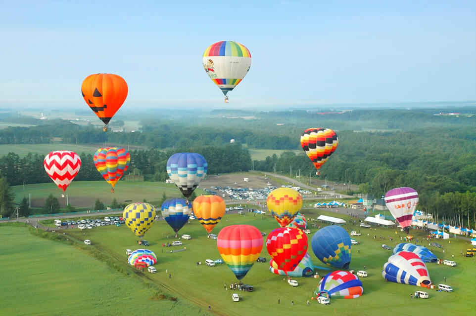 上士幌町で開催される北海道バルーンフェスティバル