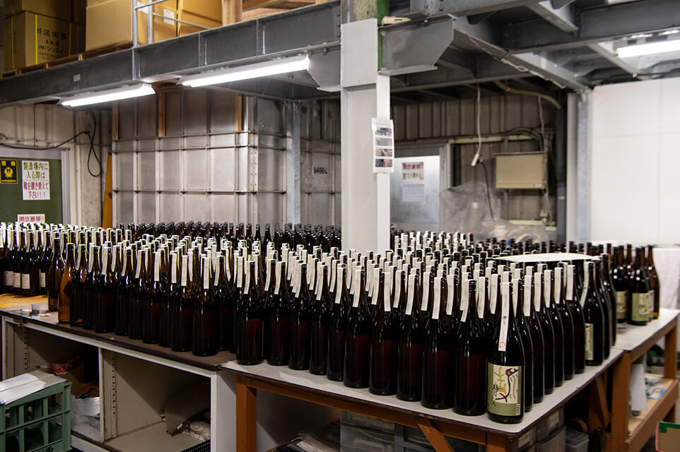 出荷を待つ人気商品「瀞とろ(とろとろ)」