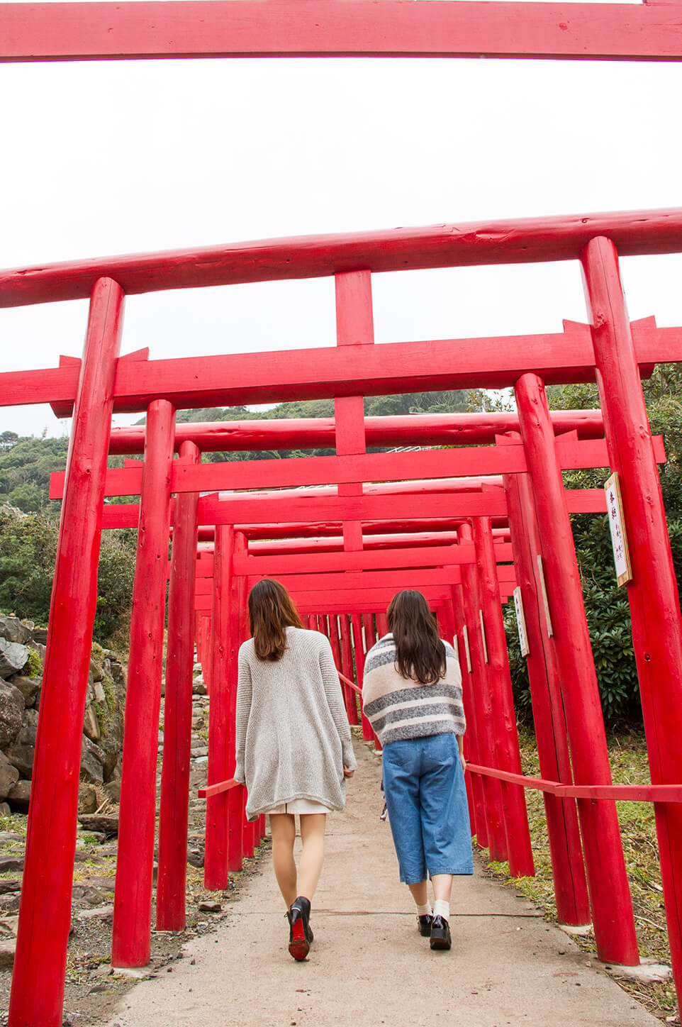 高台までは歩いて2~3分かかる